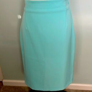 Zara Aqua Straight Skirt sz L